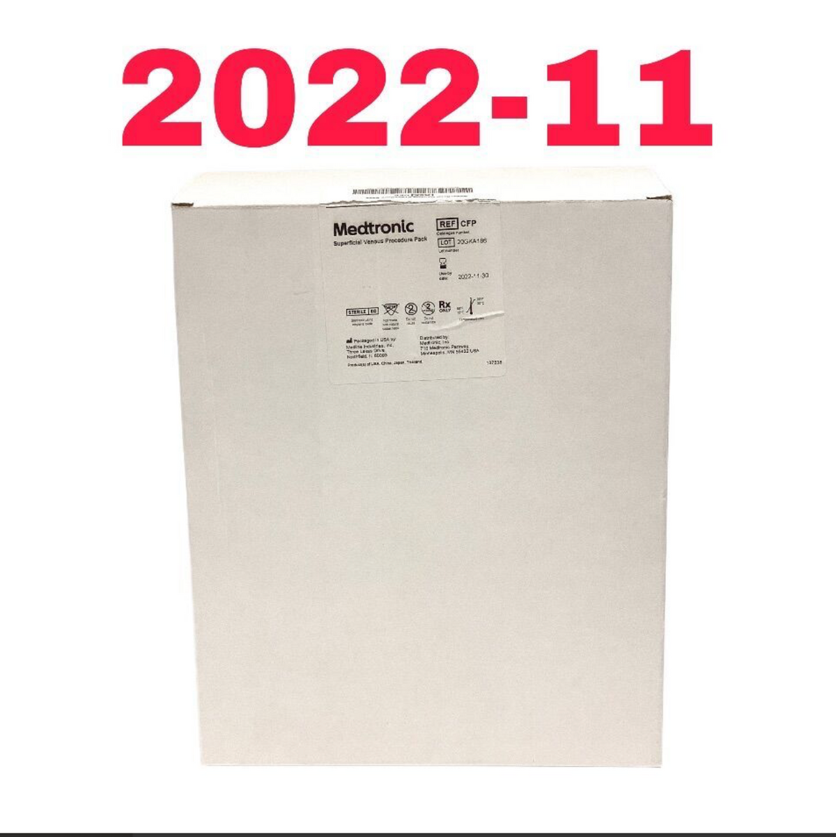 MEDTRONIC CFP Superficial Venous Procedure Pack EXP 2022 11