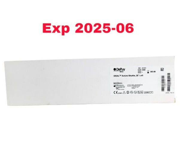 DEPUY MITEK 251001 IDEAL Suture Shuttle 25 DEREE Left EXPIRED 2025 06