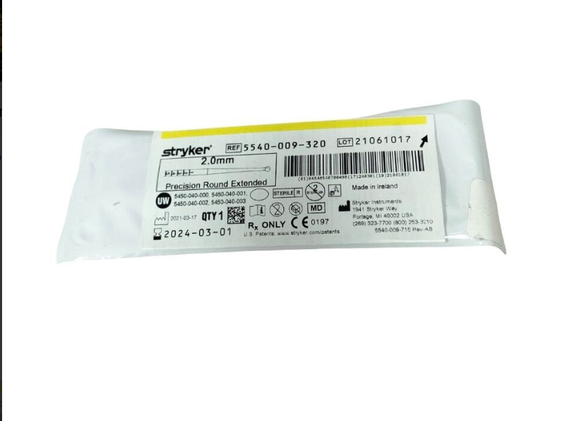 STRYKER 5540-009-320 2.0mm Precision Round Extended EXPIRED