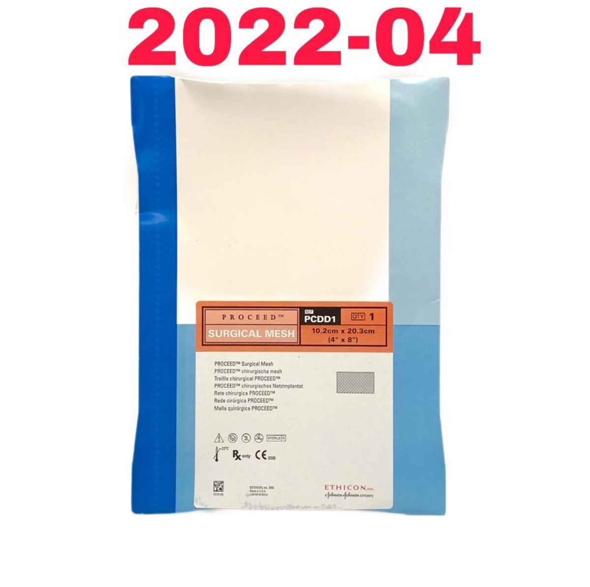 ETHICON PCDD1 PROCEED SURGICAL MESH EXP 2022 04