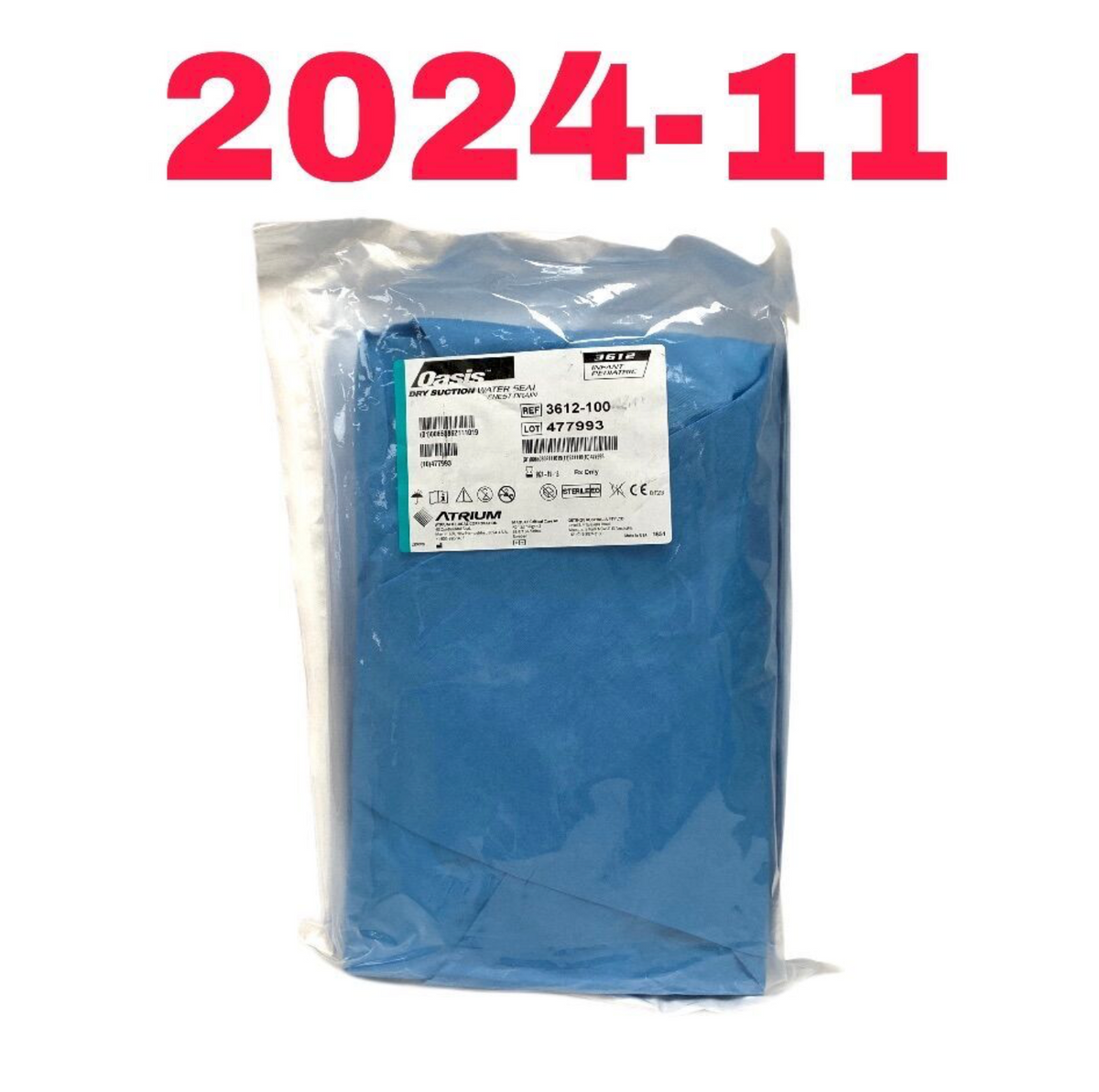 ATRIUM 3612-100 OASIS DRY SUCTION WATER SEAL CHEST DRAIN EXP 2024 11