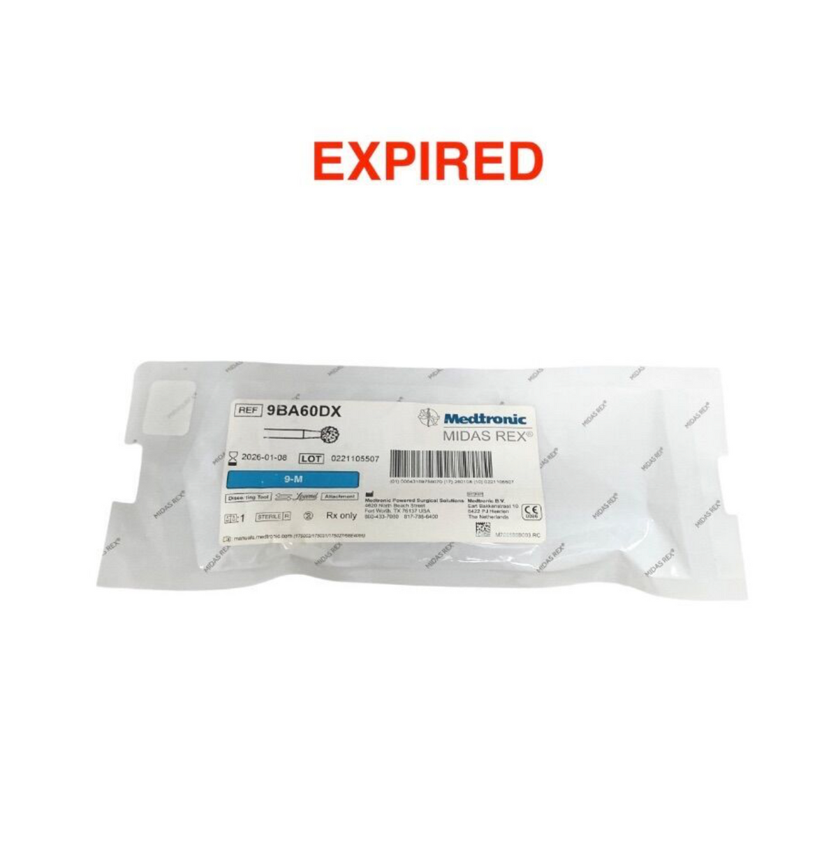 MEDTRONIC 9BA60DX 9-M Surgical Dissecting Tool Attachment EXP 2026 01