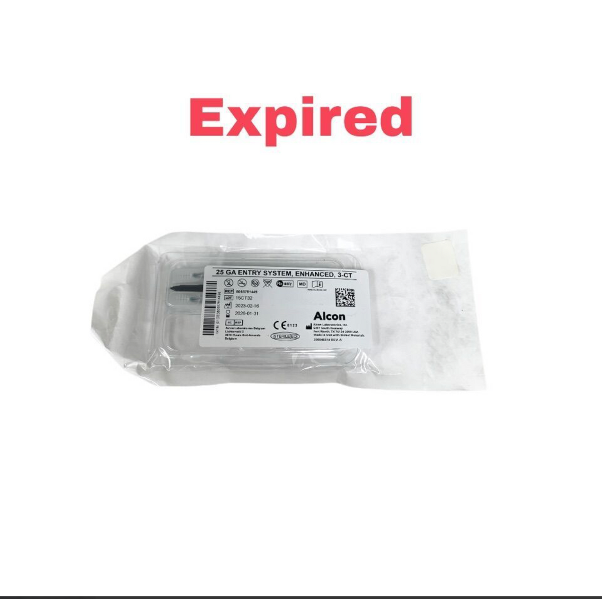 ALCON 8065751449 25 GA ENTRY SYSTEM ENHANCED 3-CT Exp.2026 01