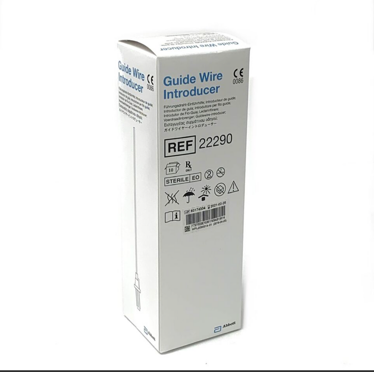 ABBOTT 22290 GUIDE WIRE INTRODUCER EXP 2021 02