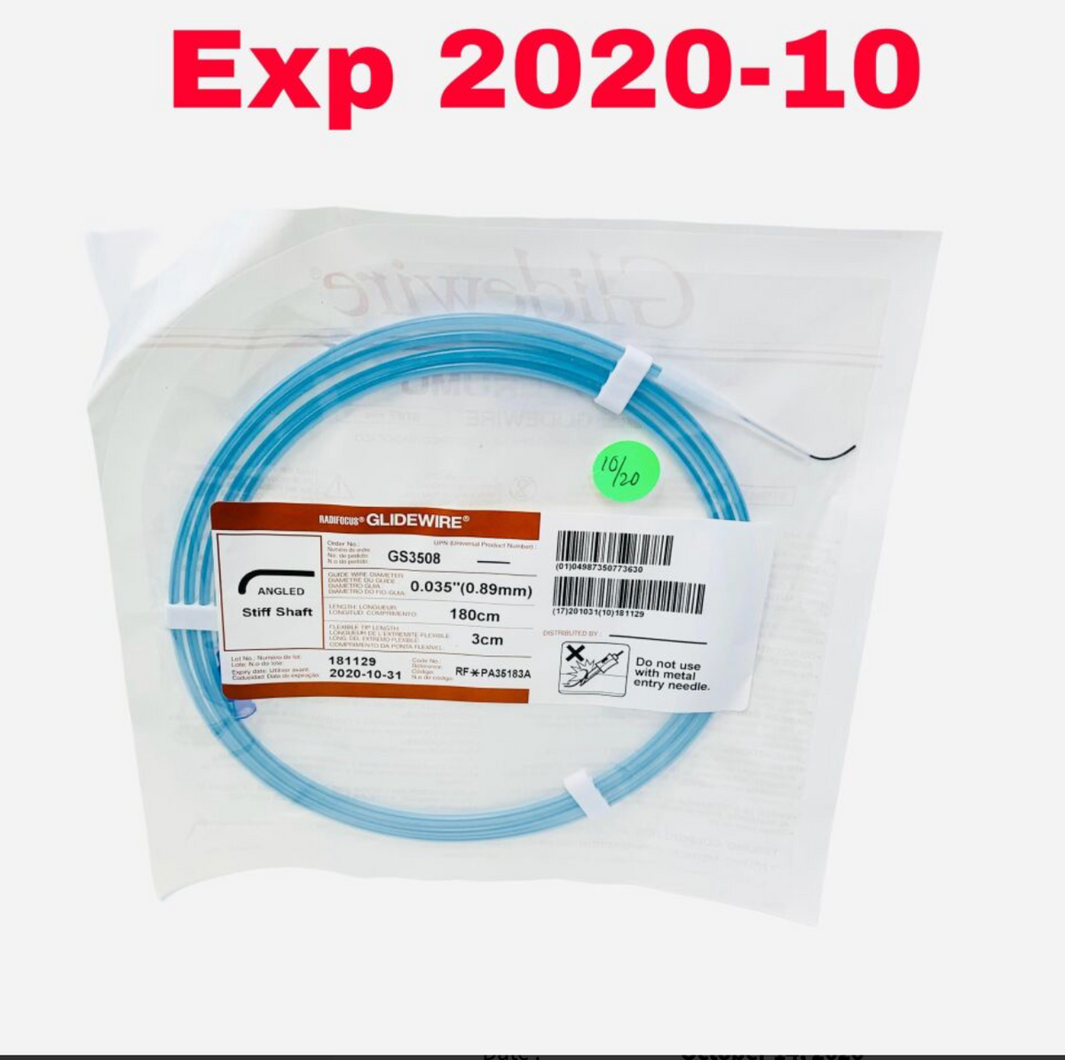 TERUMO GS3508 RADIOFOCUS GLIDEWIRE EXP 2020-2022