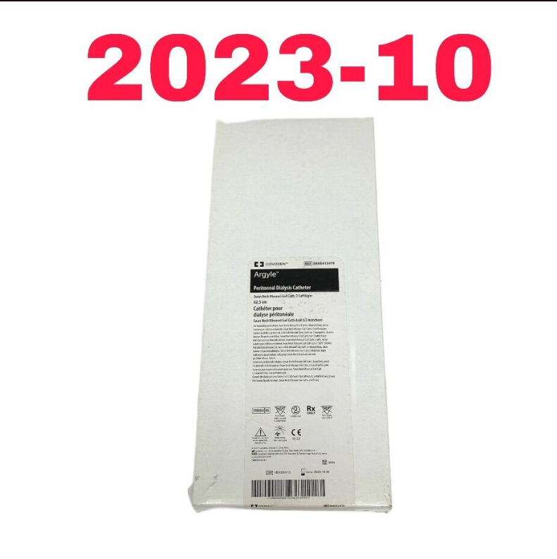 COVIDIEN 8888413419 Argyle Peritoneal Dialysis Catheter EXP 2023 10