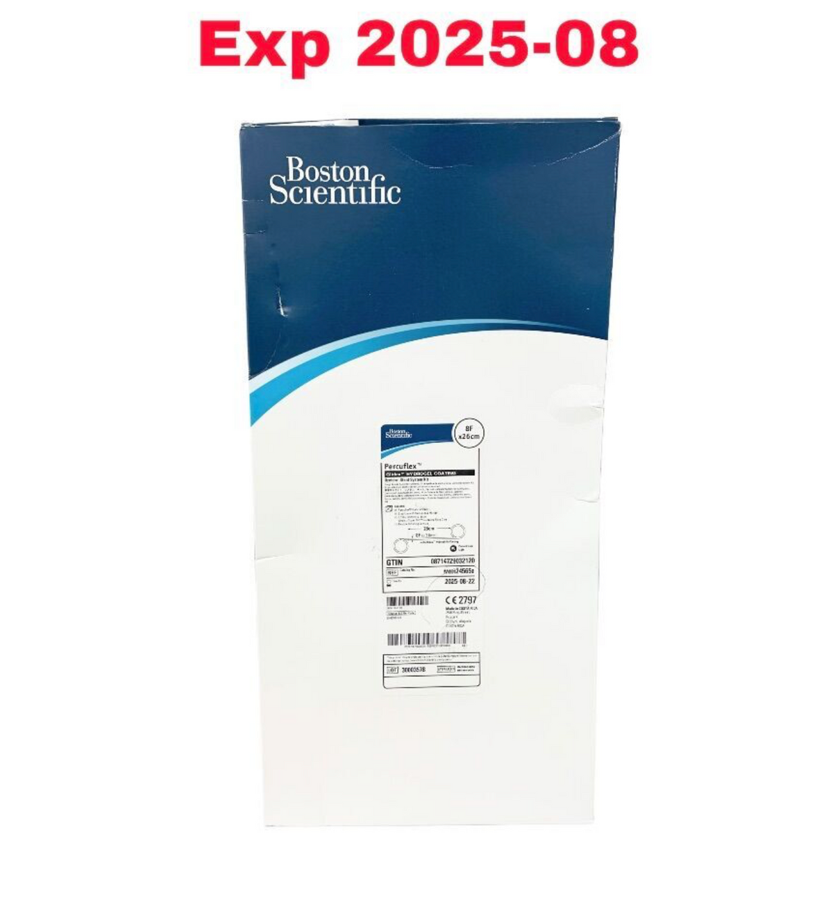 BOSTON SCIENTIFIC M001245650 Percuflex Glidex HYDROGEL COATING Ureteral Stent System Kit EXPIRED