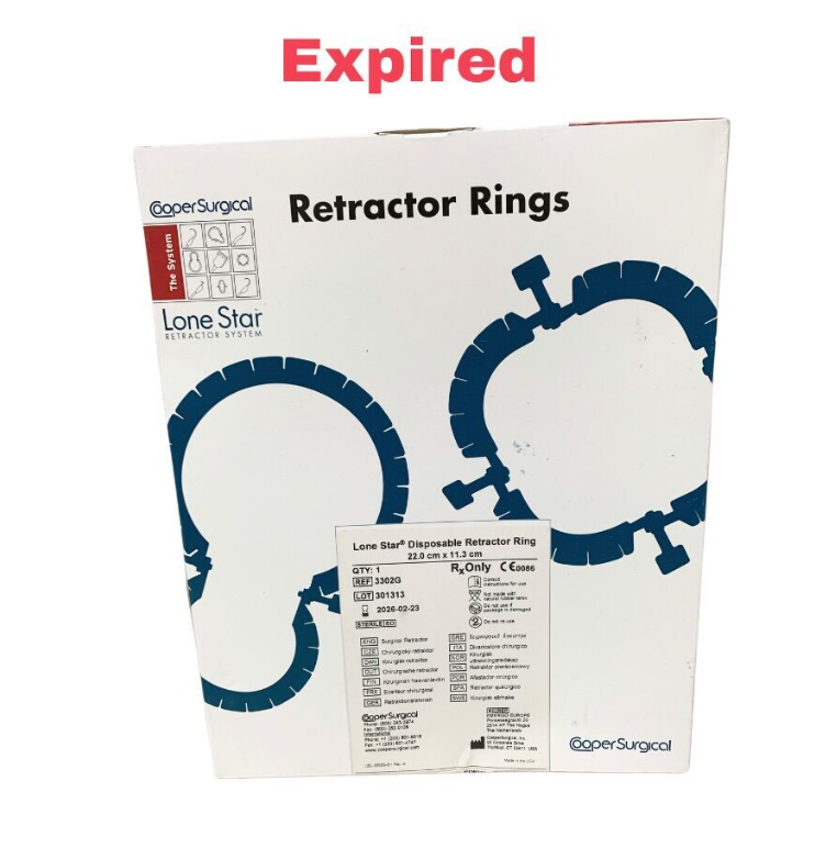 COOPER SURGICAL 3302G Lone Star Disposable Retractor Ring 22.0 cm x 11.3 cm EXP 2026 02