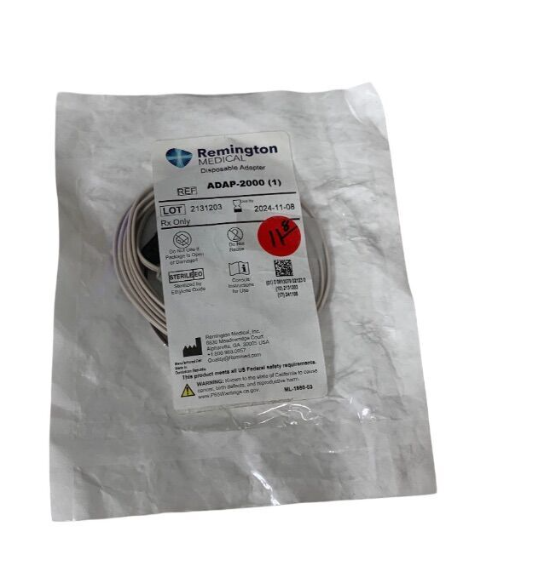 REMINGTON MEDICAL ADAP-2000 Disposable Adapter Cable EXP. 2024 11