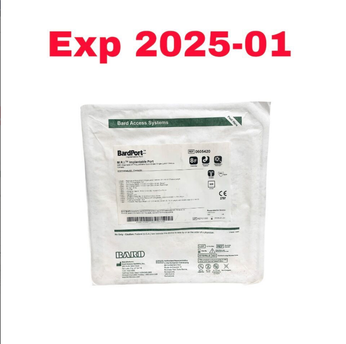 BARD 0605420 MRI IMPLANTABLE PORT EXPIRED 2025 01
