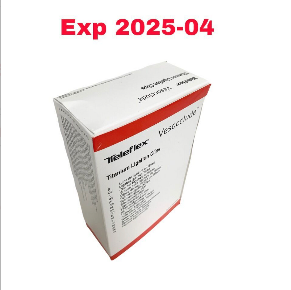 TELEFLEX 30130 Small-Wide Titanium Ligation Clip 30 Cartridge PER BOX EXPIRED 2025 04