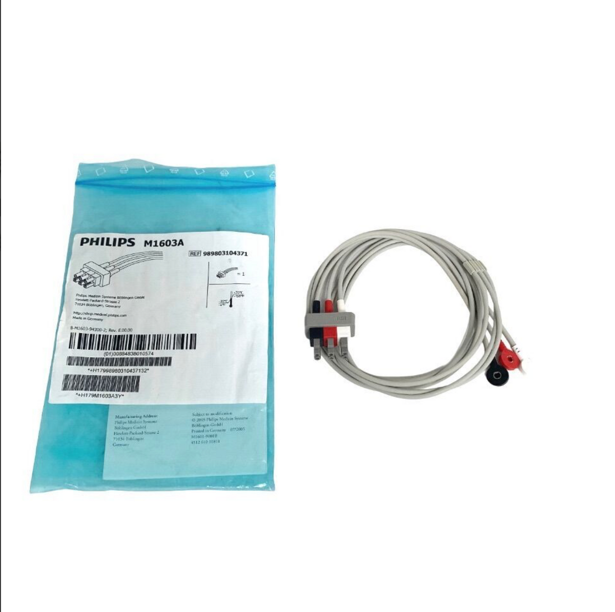 PHILIPS M1603A 3 LEAD ECG LEAD CABLE
