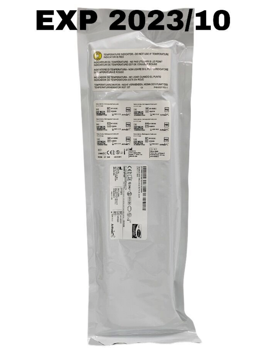 ARTHREX AR-2922BC BIOCOMPOSITE PUSHLOCK ANCHOR 2.4MM X 11MM EXP 2023 10