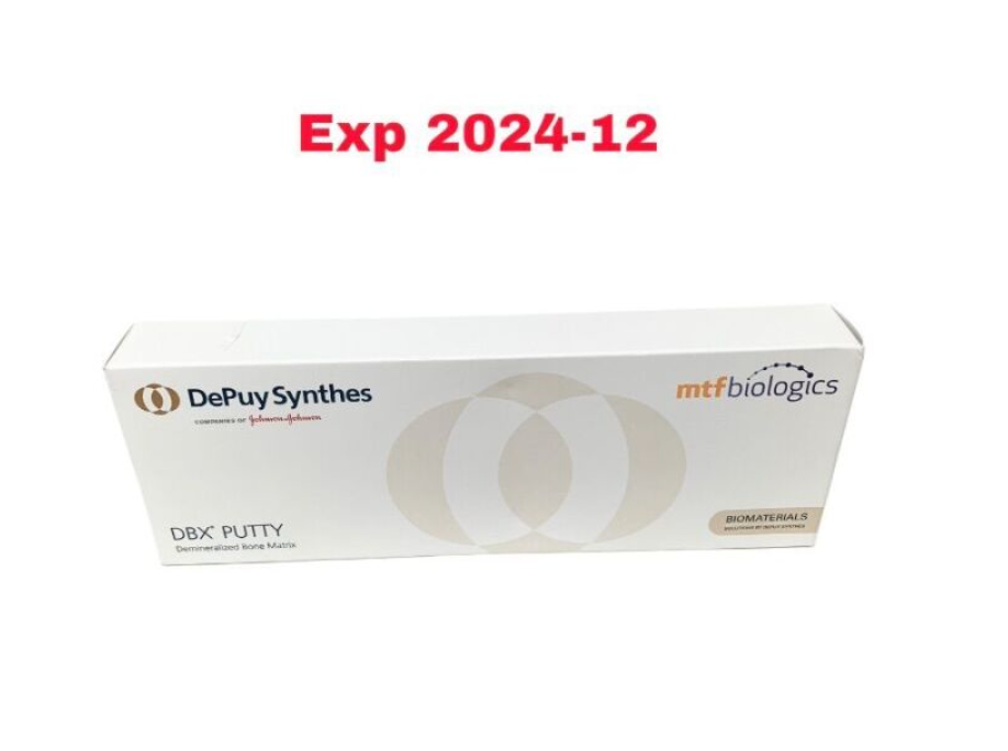 DEPUY SYNTHES 038025 dbx putty 2.5cc Musculoskeletal Transplant Foundation EXPIRED