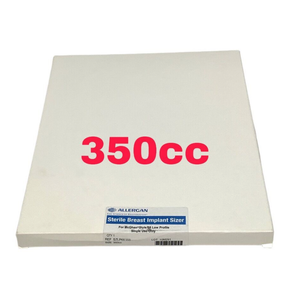 SPECIALTY SURGICAL PRODUCTS SZLP68350 Sterile Breast Implant Sizer For McGhan Style 68 Low Profile