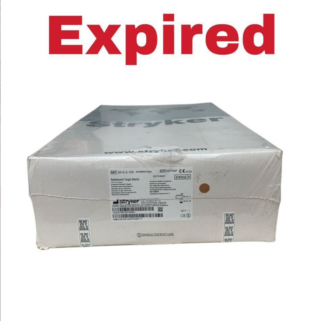 STRYKER 3815-2-100 SIDEWINDER System Radiosucent Target Device Exp 2018 10