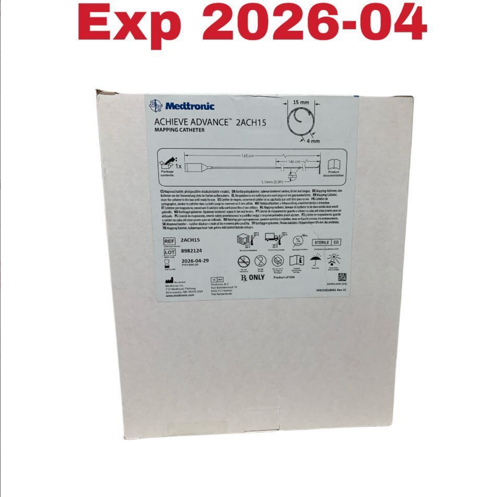 MEDTRONIC 2ACH15 ACHIEVE ADVANCE MAPPING CATHETER 1.1mm 3.3Fr Exp 2026 04