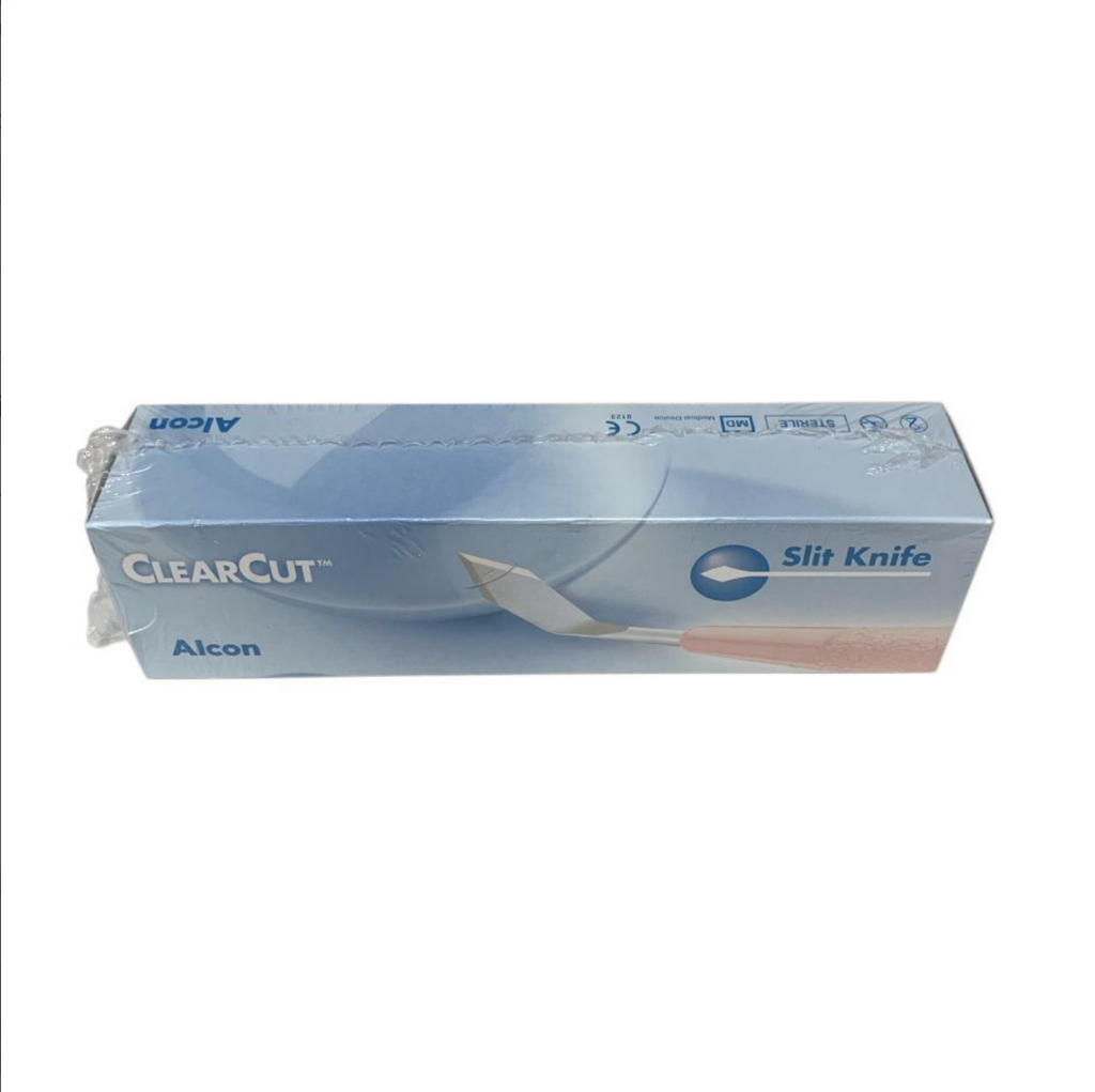 ALCON 8065992045 ClearCut INTREPID Slit Knife 2.0 mm Single Bevel Angle Micro-Coaxial Box of 6 Exp 2026 04