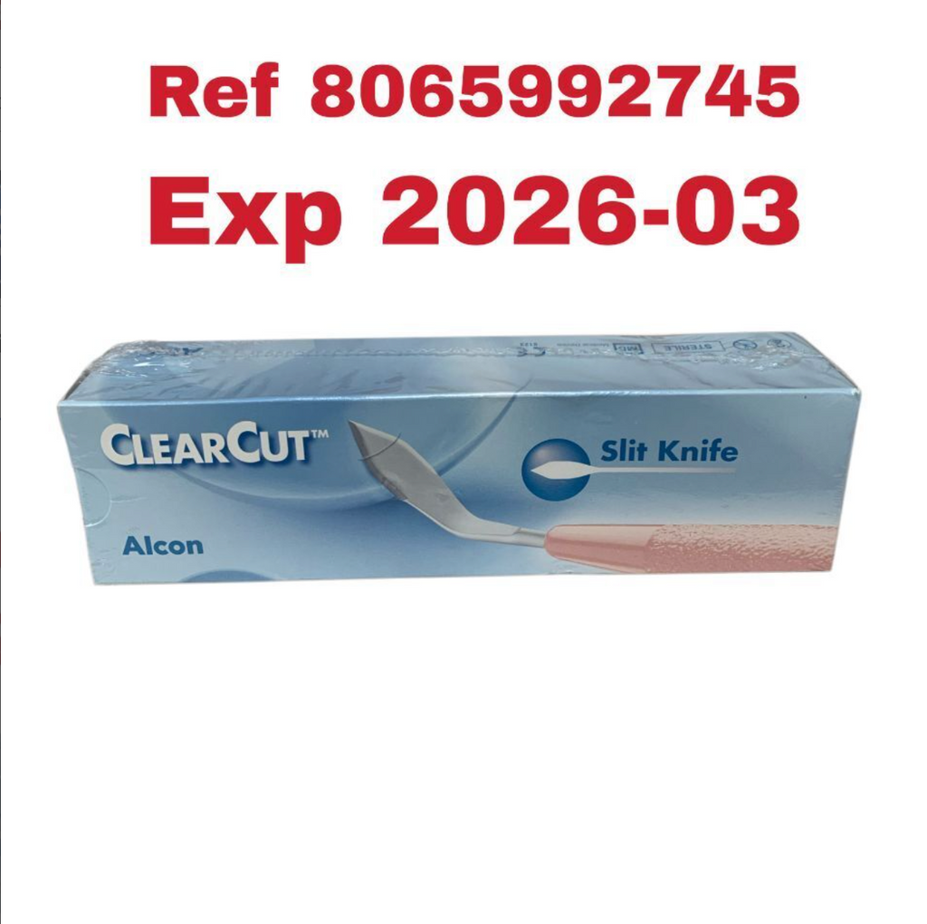 ALCON 8065992745 ClearCut Slit Knife 2.75mm Angled Box of 6 Exp 2026 03