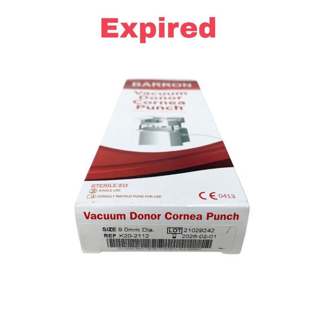 BARRON K20-2112 Vacuum Donor Cornea Punch EXP 2026 02