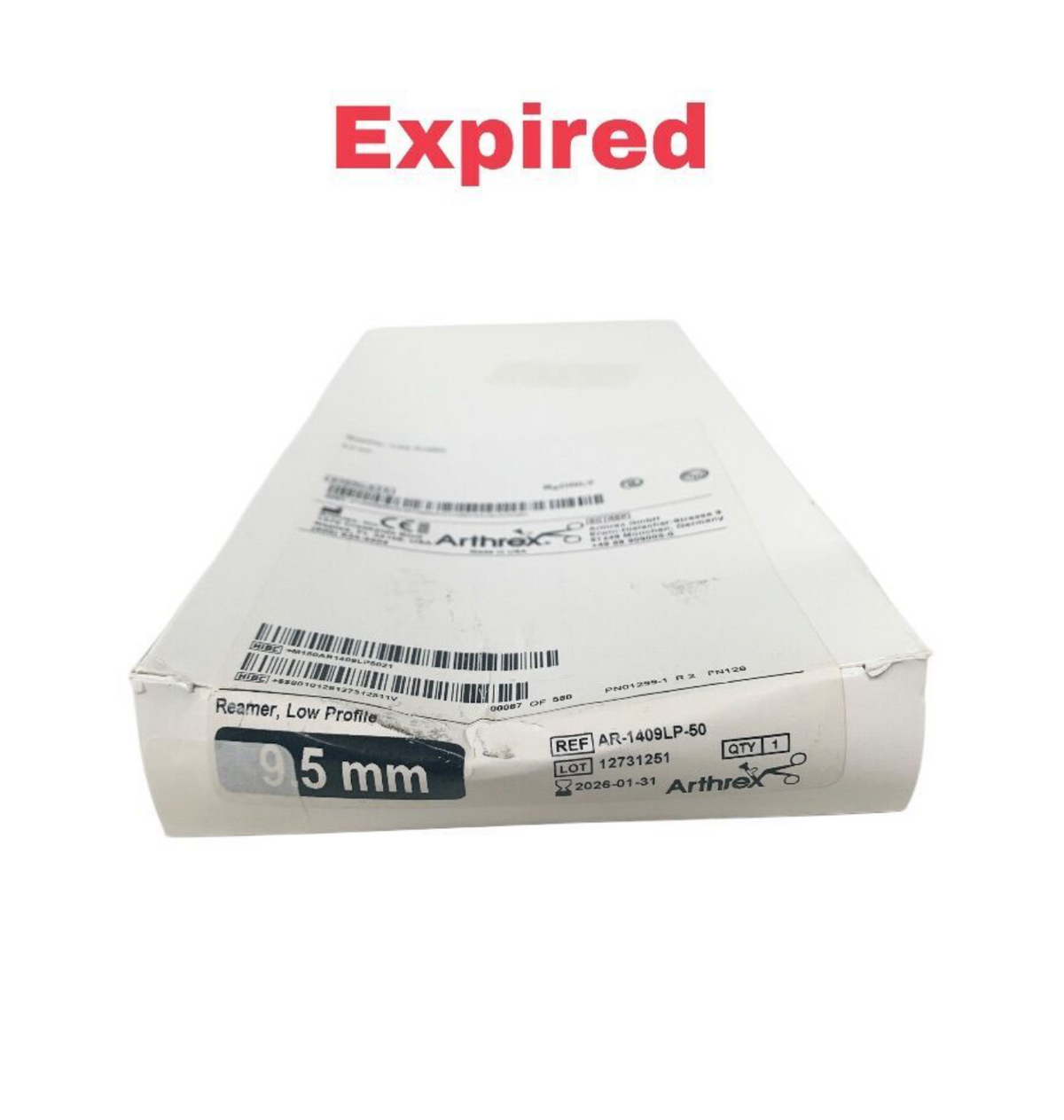 ARTHREX AR-1409LP-50 Reamer Low Profile EXP 2026 01