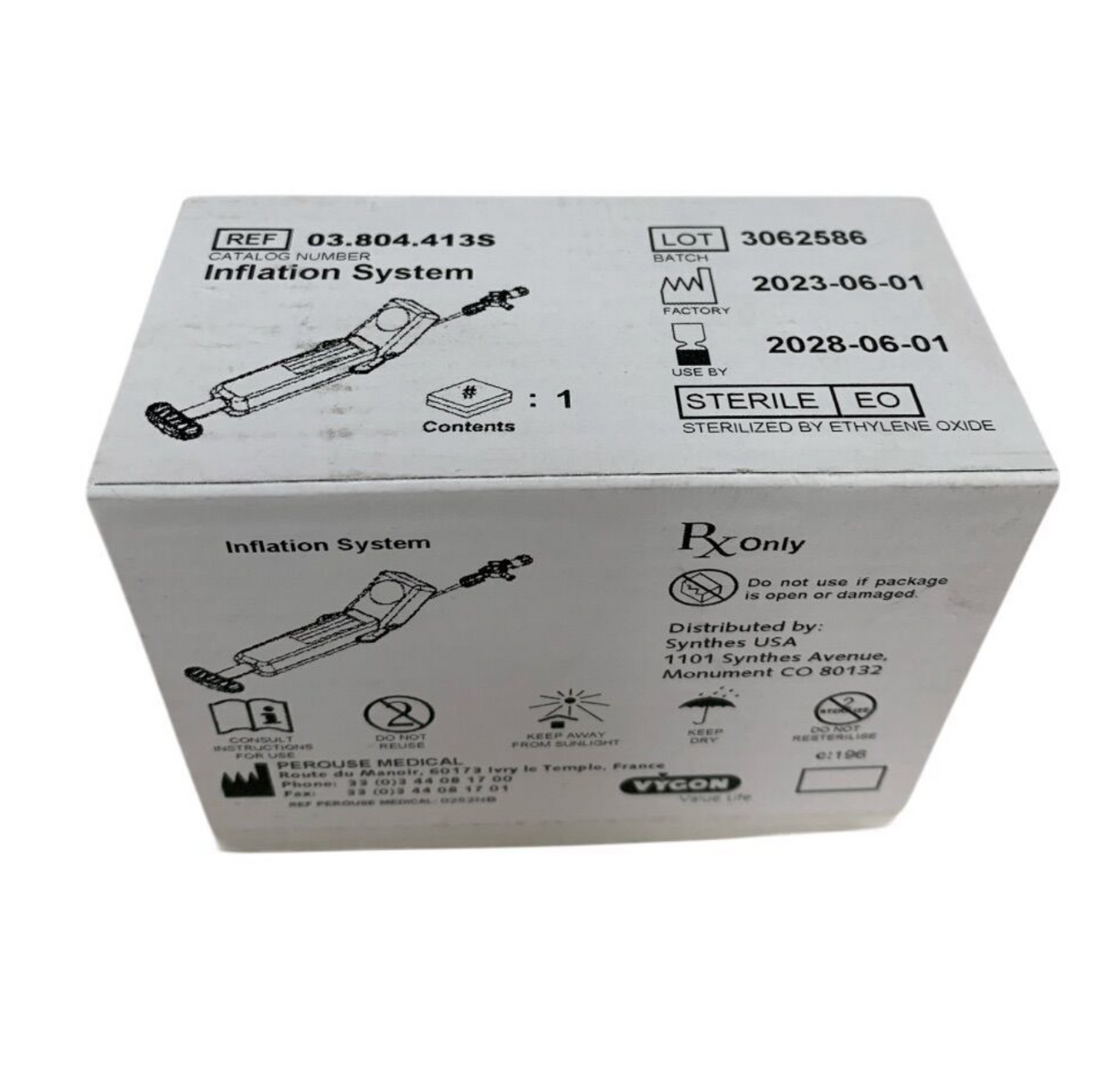 DEPUY SYNTHES 03.804.413S Inflation System Exp 2028 06