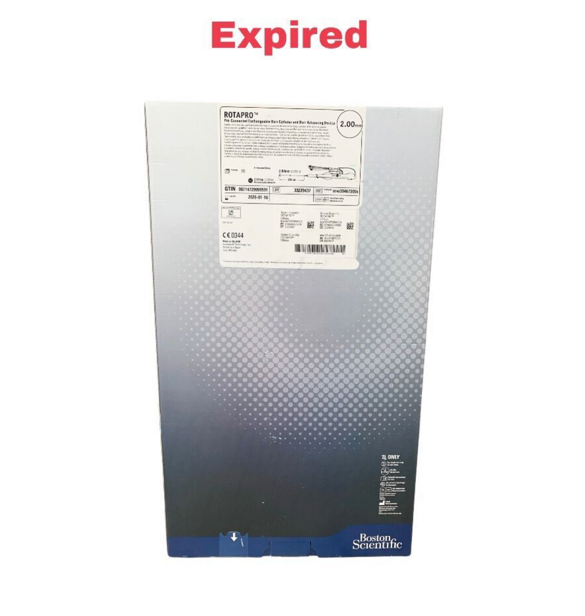 BOSTON SCIENTIFIC H749394672000 Boston Scientific ROTAPRO Exchangeable Burr Catheter 2.00mm EXP 2026 01