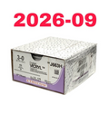 ETHICON J663H Coated VICRYL POLYGLACTIN 910 UNDYED BRAIDED ABSORBABLE SUTURE EXP 2026 09