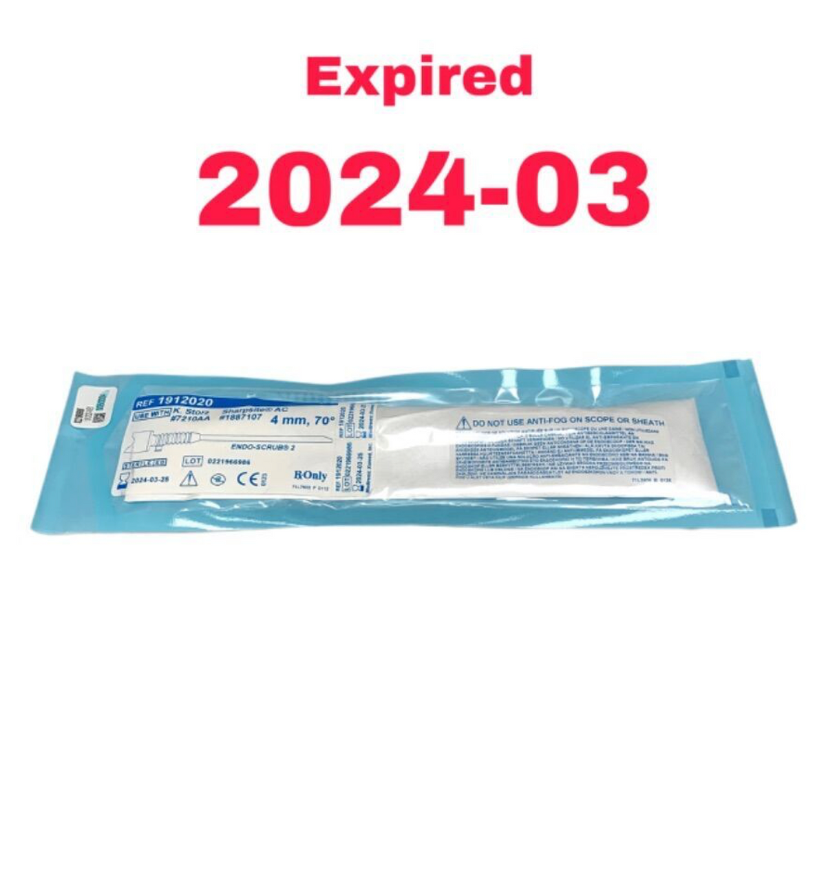 MEDTRONIC/ XOMED 1912020 SHARPSITE AC ENDO-SCRUB 2 EXPIRED 2024 03