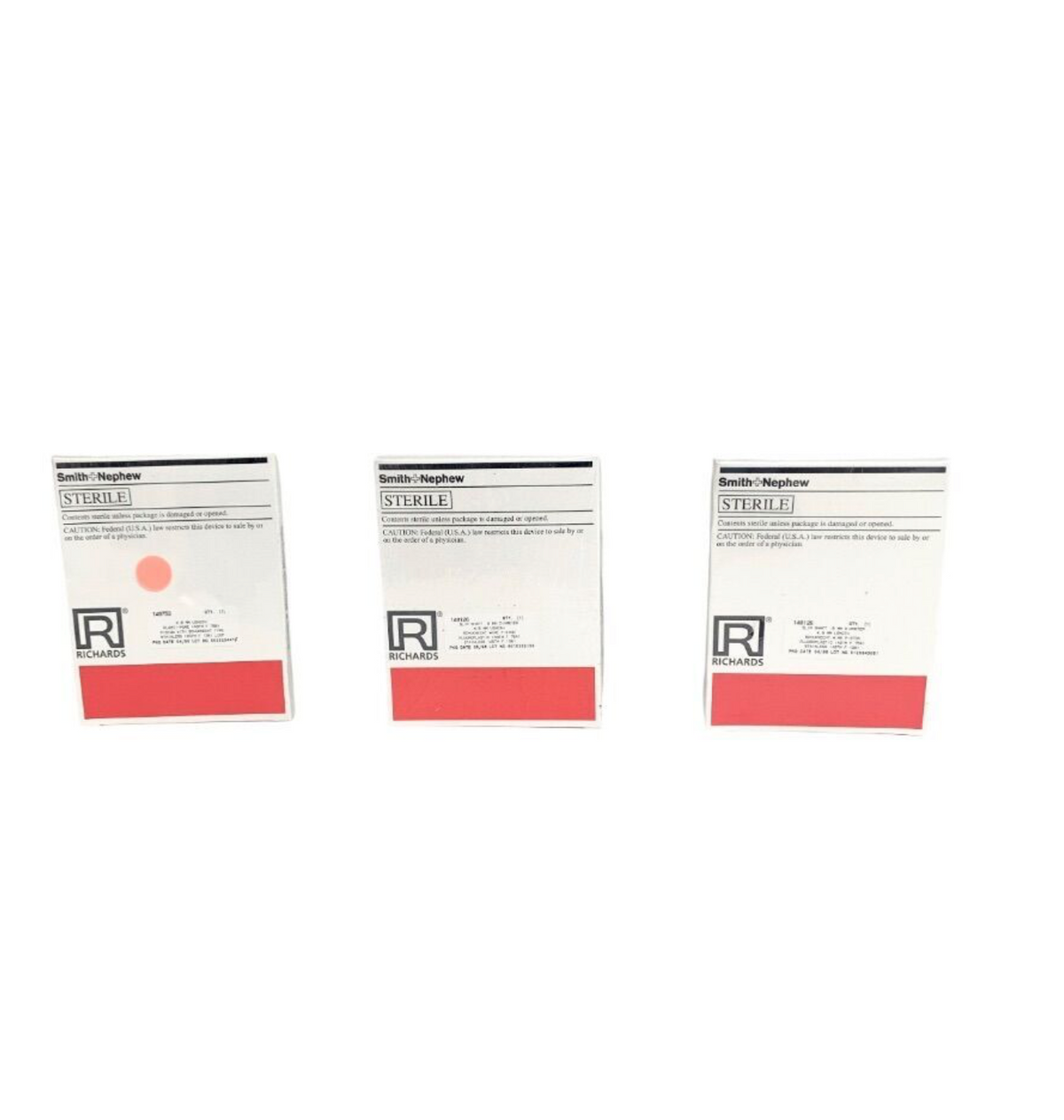 RICHARDS/SMITH & NEPHEW 140126 X2 140753X1 LOT OF 3 SCHUKNECHT WIRE PISTON EXPIRED