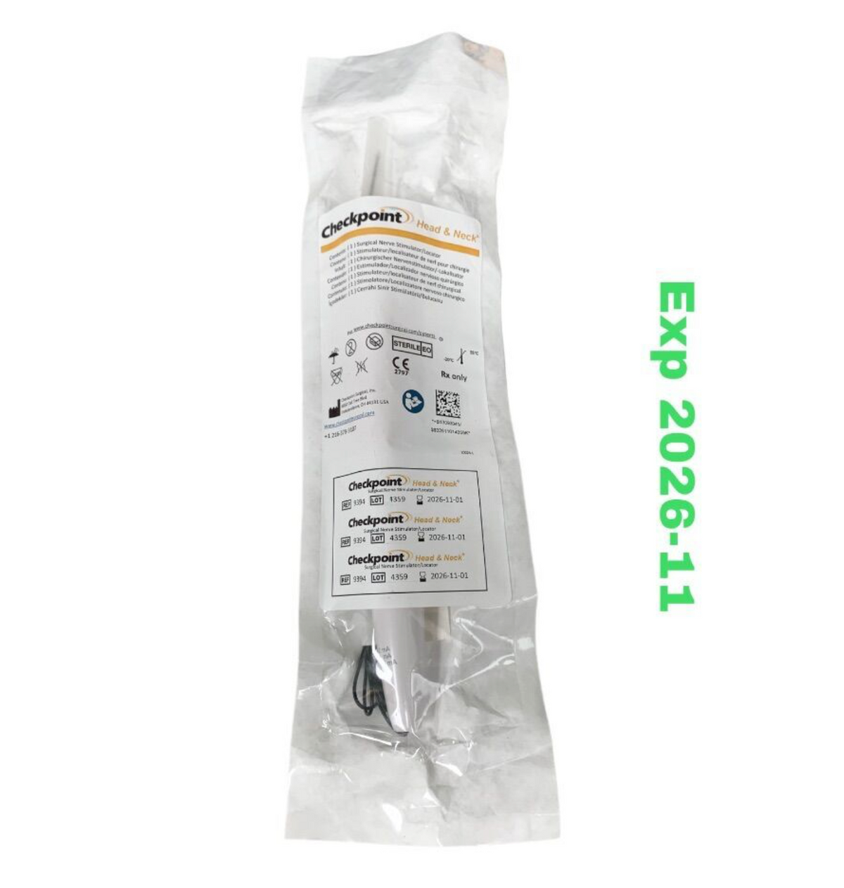 CHECKPOINT SURGICAL 9394 Head & Neck Surgical Nerve Stimulator  Locator Exp 2026 10 2026 11