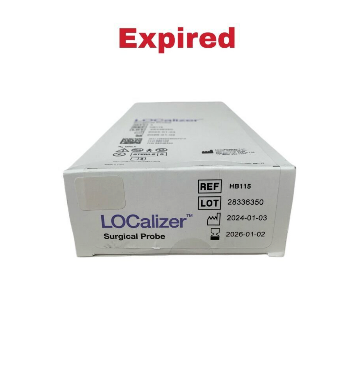 HOLOGIC HB115 Surgical Probe HB115 Box of 5 Exp 2026 01