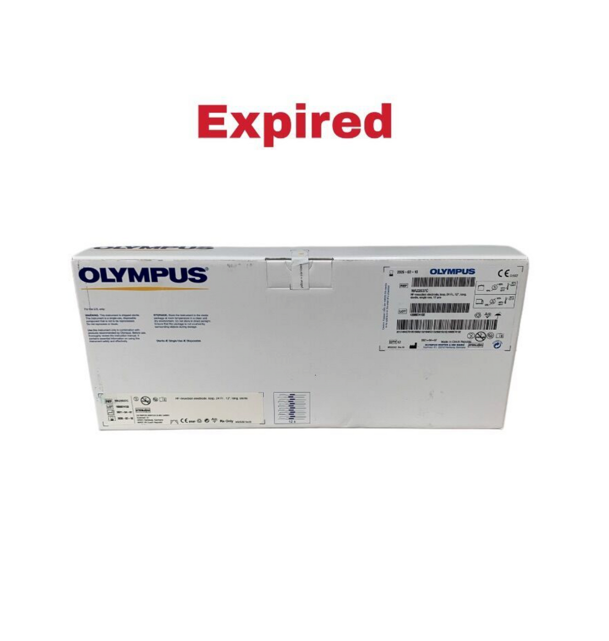 OLYMPUS WA22037C HF-Resection Electrode Loop 24Fr 12° 12 Sterile Single Use Box of 12 Exp 2026 02