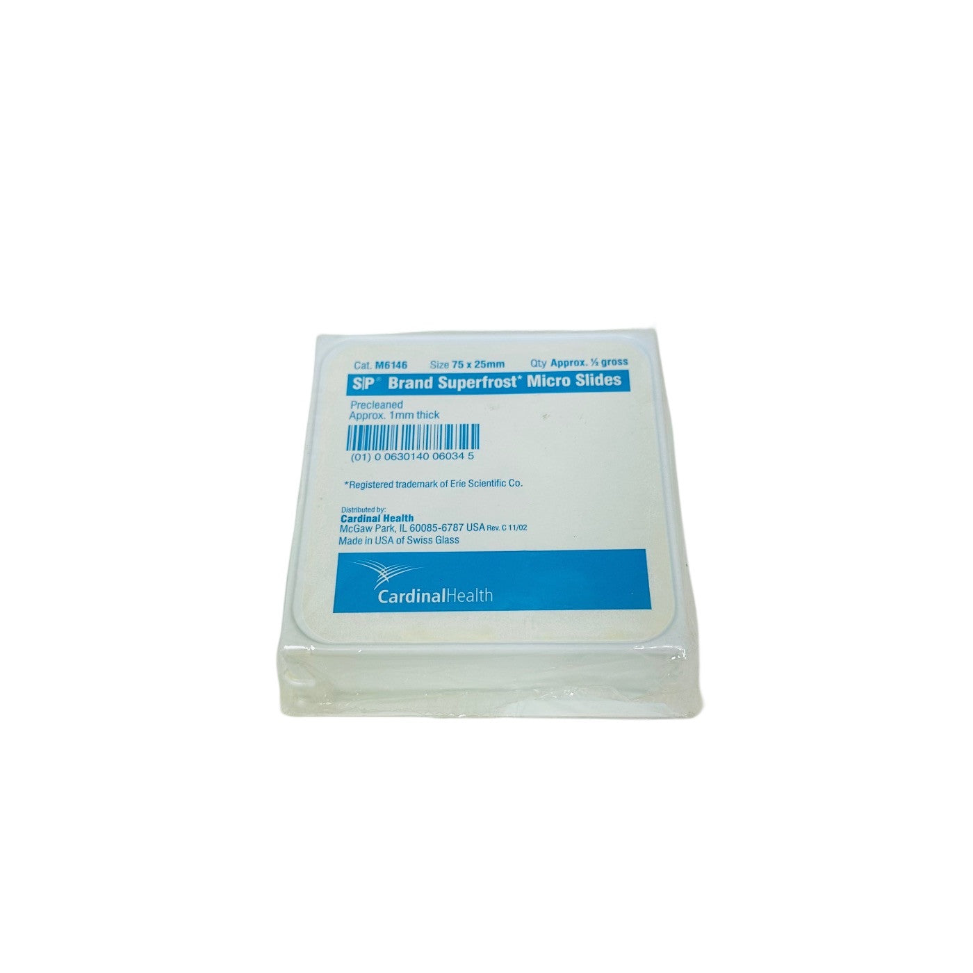 Cardinalhealth M6146 S/P Superfrost Micro Slides 75 X 25 mm, 1/2 Gross, Lot Of 7